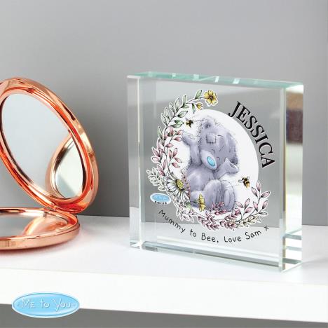 Personalised Me to You Bear Bees Large Crystal Token Extra Image 1